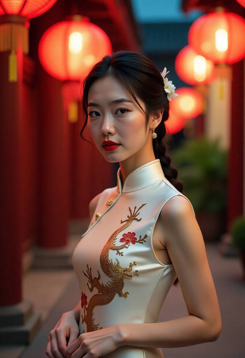 橘色黄昏